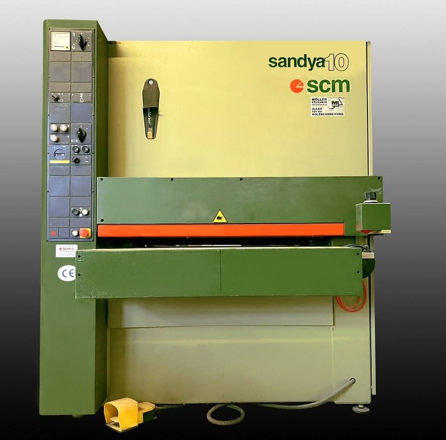 Breitbandschleifmaschine SCM Sandya10, Massivholz, Hartholz, Kalibrieren, Feinschleifen